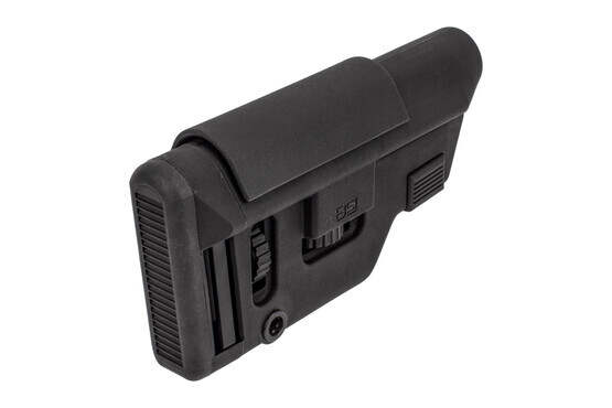 B5 Precision Stock features an adjustable cheek riser and buttpad